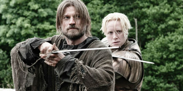 Brienne of Tarth and Jaime Lannister w700