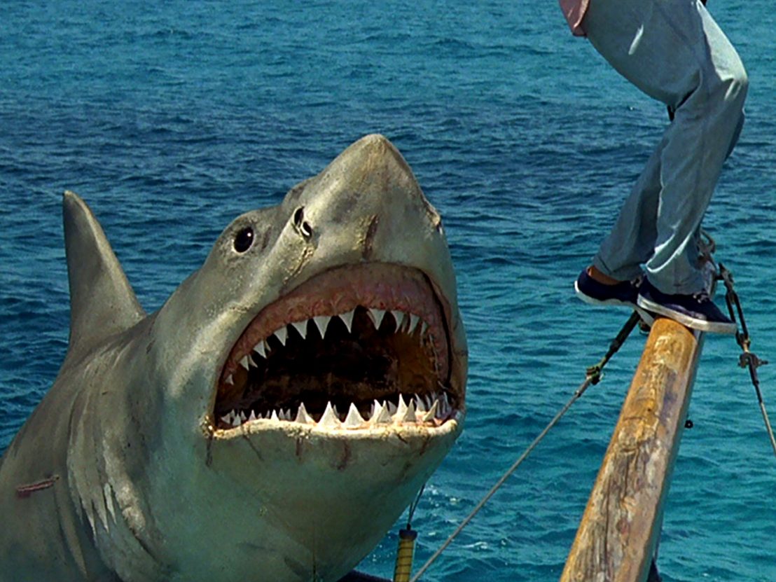 ۱- فیلم Jaws محصول ۱۹۷۵
