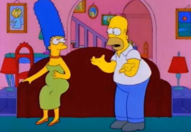 ۱۱- عکس مگی در The Simpsons