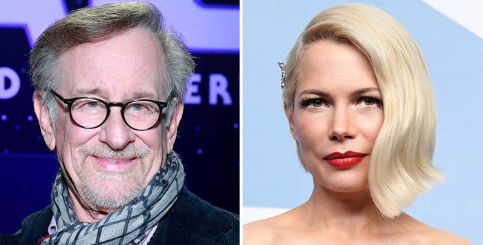 Steven Spielberg and Michelle Williams - استیون اسپیلبرگ میشل ویلیامز