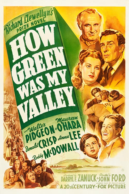 سرسبز بود دره من (How Green Was My Valley) به کارگردانی جان فورد 