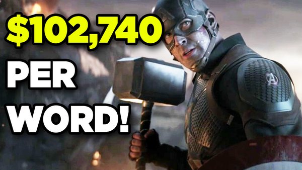 ۴- کریس ایوانز (۱۰۲,۷۴۰ دلار برای هر کلمه دیالوگ در Avengers: Infinity War)